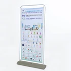 Flex 80*180 Water Injection Iron Door Shape Banner Stand