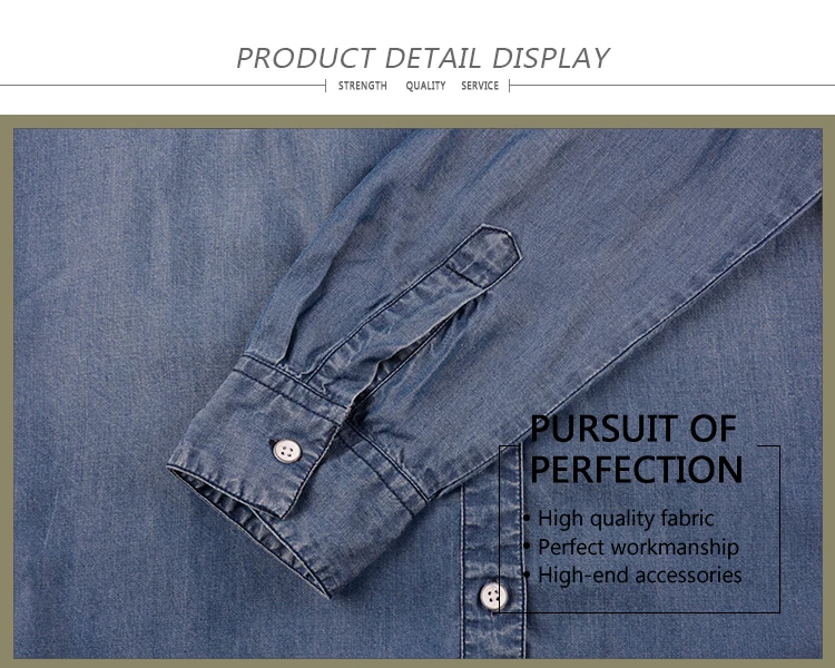 Hot selling soft solid color long sleeve stone washed casual denim shirt dress