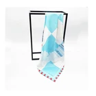 Women scarves shawls square 100% silk custom digital printing service
