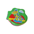 Colorful DIY factory directly squeaky plastic soft EVA bath book for baby