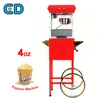 Classic Popcorn Popper Machine Mobile Cretors Popcorn Cart Maker Red Popcorn Machine Cart With Wheels