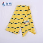 high quality free sample custom football skinny winter long scarf scarves