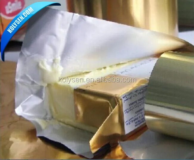 Laminated Aluminium Foil for cheese wrapper butter wrapper