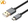 Nylon Braided Fast Quick Charger Cable USB to Micro USB 2.0 Android Charging Cord for PS4, Xbox One Controller