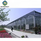 Hot Sale Agricultural Glass Multi-span Greenhouse