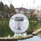 China factory multicolor garden park decorative solar powered led water floating light ball