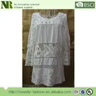 2014 new summer dress water soluble lace long sleeve dress