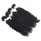 Wholesale brazilian human hair deep weave bundles,100% virgin human hair bundles, brazilian hair for low price