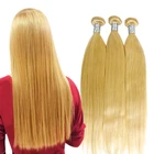 Wholesale New Products 100% Remy Virgin Human Hair Indian Hair #613 Blonde Color Bundles