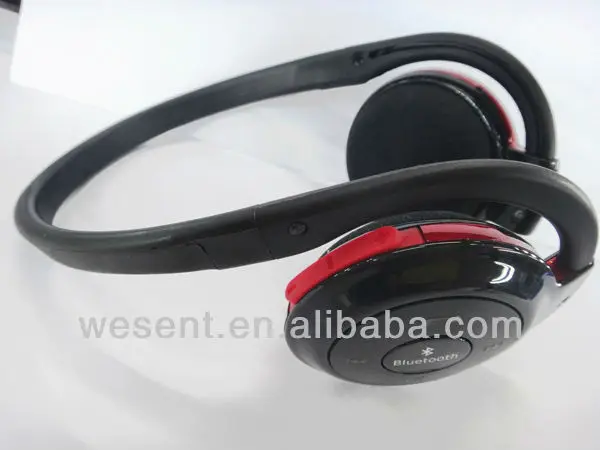 cute sports stereo wireless headset with tf card mp3 player - ANKUX.COM