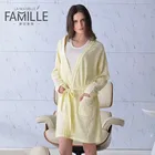 nighty lady robe comfortable pijamas sleeping wear for women robe