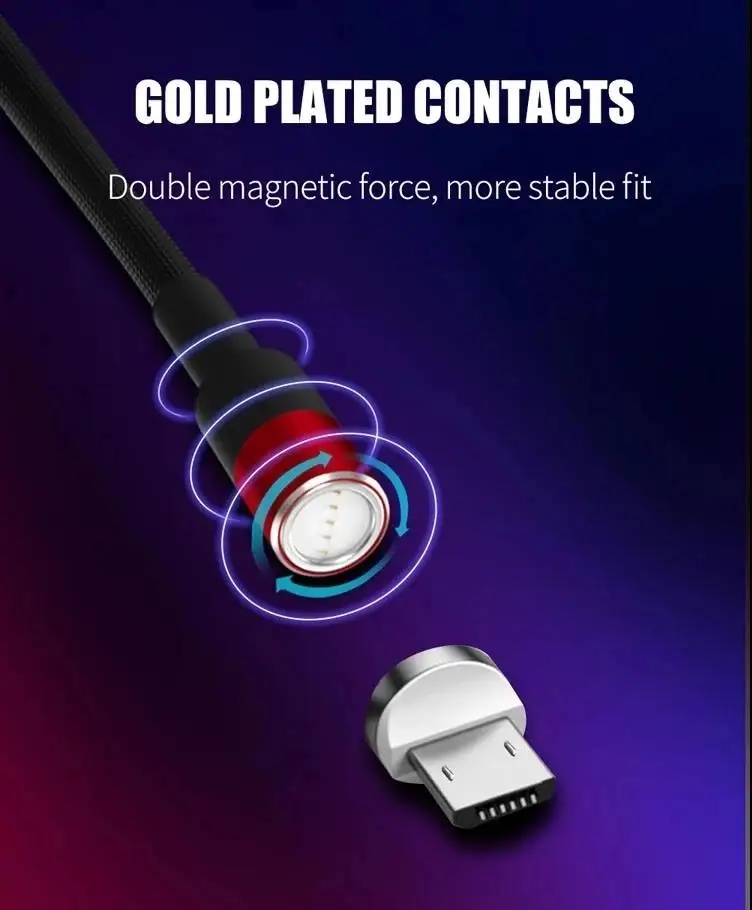 popular products 2019 3 in 1 usb charger cable Portable Magnetic usb cable - ANKUX.COM