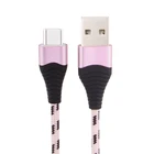 USB type c cable colorful braided line aluminum alloy shell fast charging for huawei