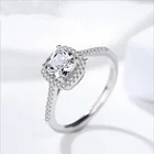 W166 Excellent cut Princess Value fashion female ring by Moyu