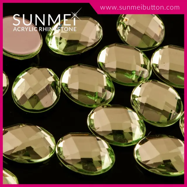non hot-fix acrylic material prices crystal beads for hand craft