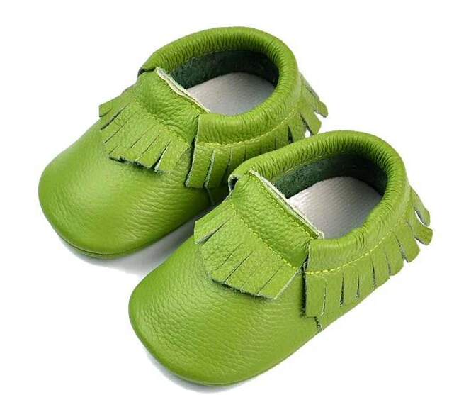 2015 new genuine leather first walkers moccasins tassel shoe newborn toddler footwear infant shoes sa81