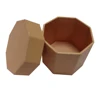 deft design small cardboard octagonal decorative storage gift box with top lid