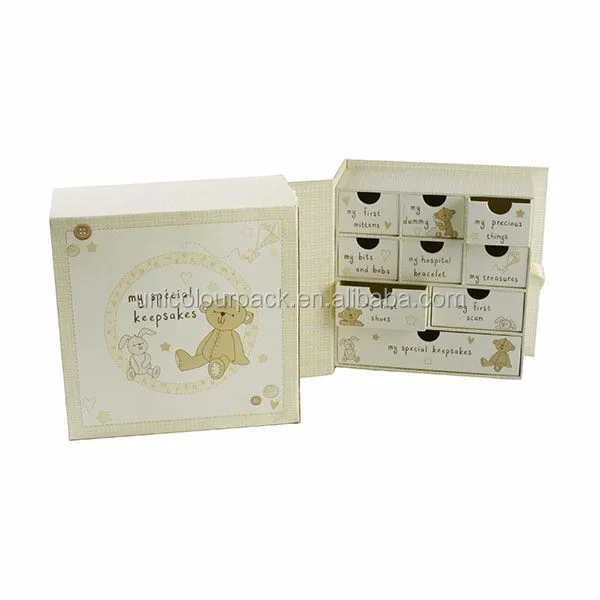 wedding gift keepsake box with drawer