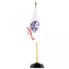 Promotion Cheap Plastic Table Mini Desk Flag Advertising