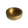 Gold Cookie Packaging Round Tin Box, Cake Tin With Clear Lid, Bulk Tin Can