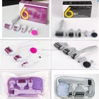 Newest ! 6 in 1 derma roller kit 12/300/720/1200 needles micro needle therapy derma rolling system