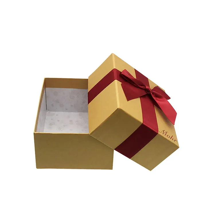 hardcover box paper craft paper boxes paper gift box with ribbo