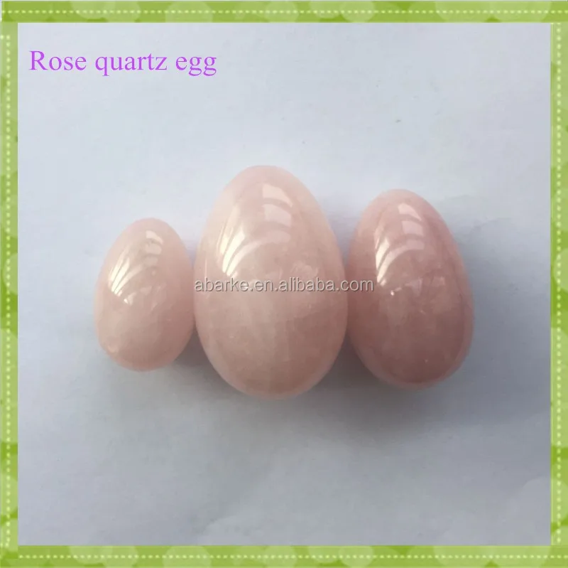 ROSE QUARTZ YONI EGGS