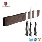 Factory Outlet 16-Inch Walnut Wooden Magnet Knife Holder For Kitchen