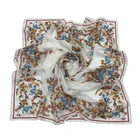 Newest Design Own Design Custom Real Silk Hair Scarf