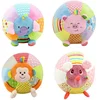 cloth art patch animal elephant pig Baby ball puzzle ball bell hanging toys sound making