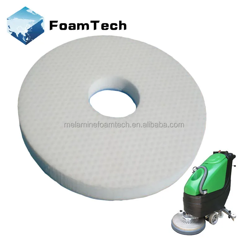9 17 Melamine Foam Round Pads For Floor Cleaning Machine