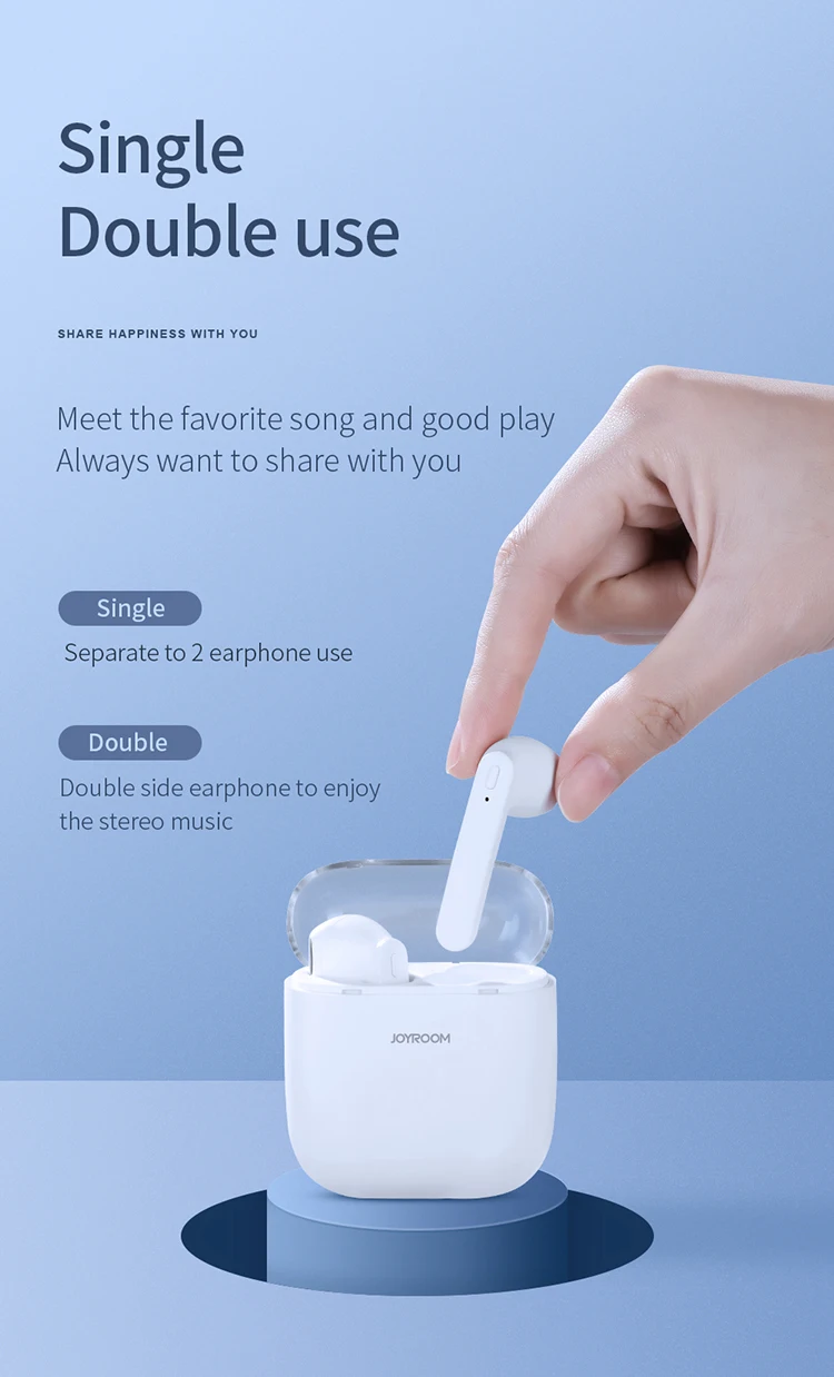 Joyroom ipx7 for Apple iPhone mini bluetooths wireless earbuds with charging case - ANKUX.COM