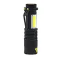 Q5 or XPE Aluminum Zoomable Torch Light 3 Modes Handheld Mini Q5 LED+cob Flashlight