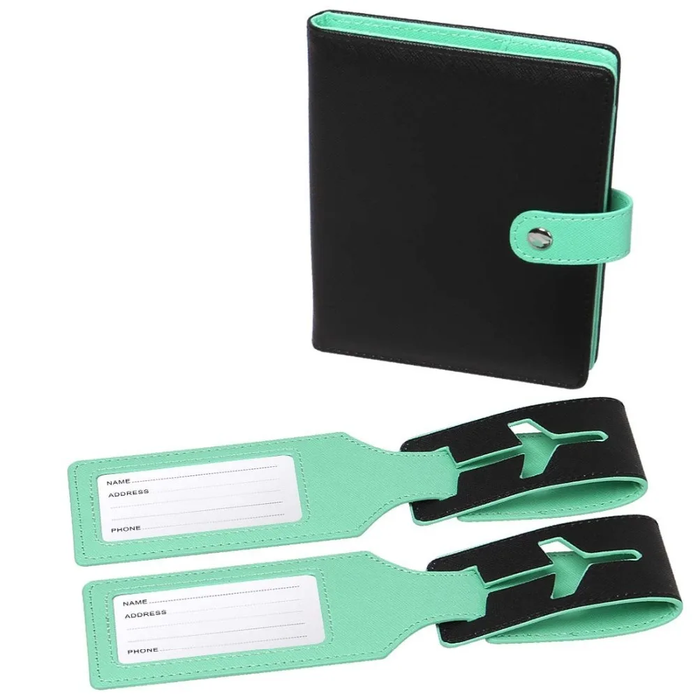 passport holder leather gift set wholesale, set