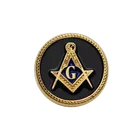 custom lapel pin badge manufacturers china freemason pin with logo gold magnetic back masonic art metal crafts