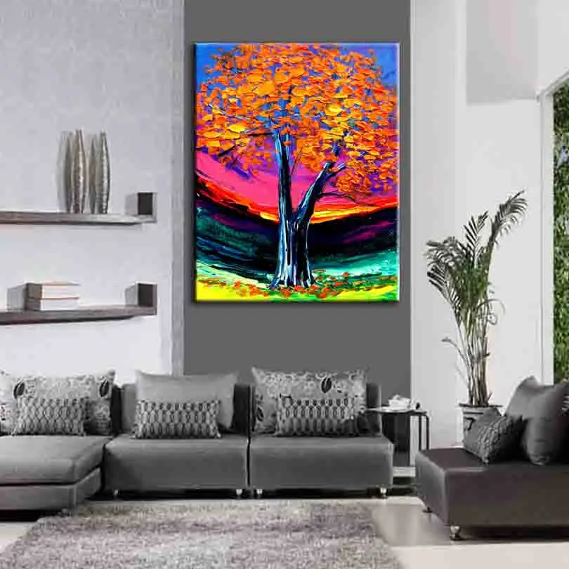 oil painting flower pictures home decor