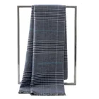 Men's scarf own factory in 6% wool 20% acrylic 20% nylon 54% polyester