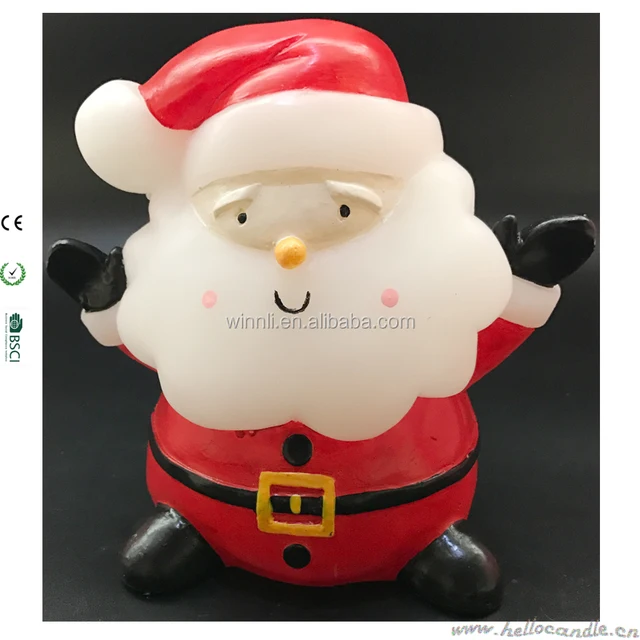 holiday home decorative christmas dear led gift wax candles