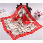 New design print satin scarf for hair custom scarf lady