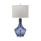 Thailand Modern Elegant Purple Glass Table Lamp For Hotel Home Decor