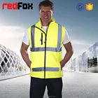 waterproof Windproof high visibility safety softshell man vest