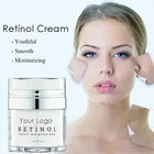 Private Label Organic Facial Cream Anti Aging Anti Wrinkle Deep Moisturizing Hyaluronic Acid Miracle Retinol Face Cream