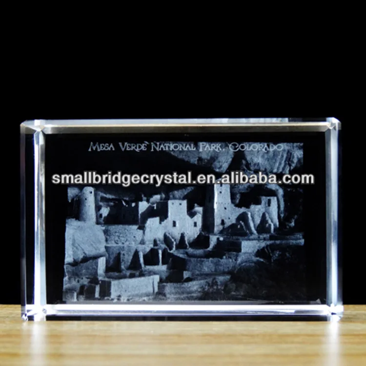 product k9 crystal cube 3d laser engraved famous building-21