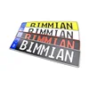 Wholesale Blank Aluminum Embossed Euro Car Number License Plates 520x110mm With Custom Logo