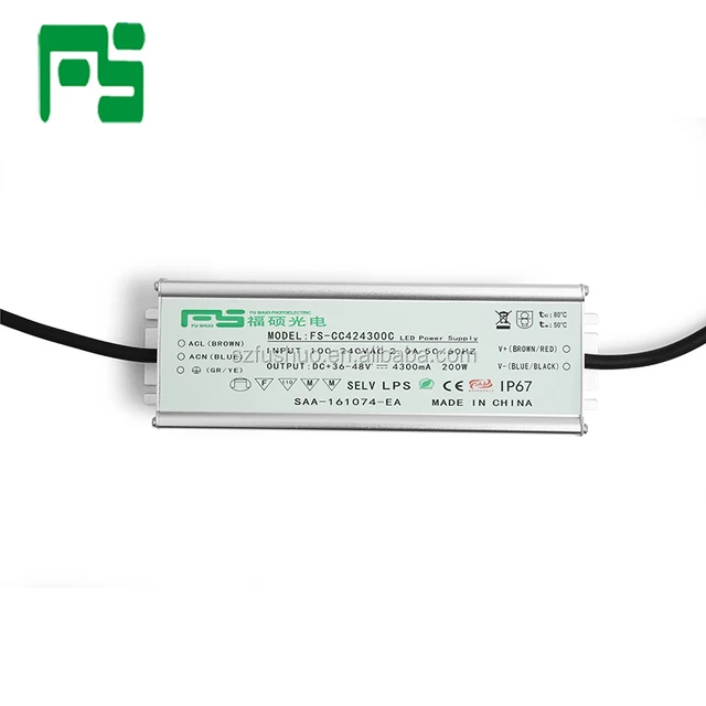 Universal switching high power supply module 200w 36-48v saa approved
