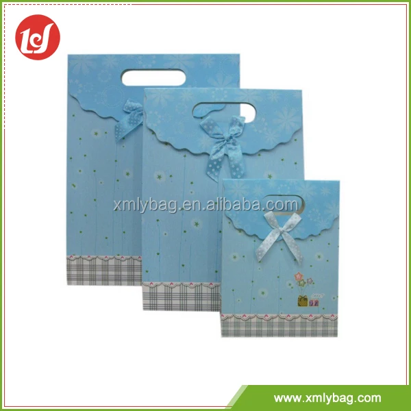 new design fancy printed paper gift bags