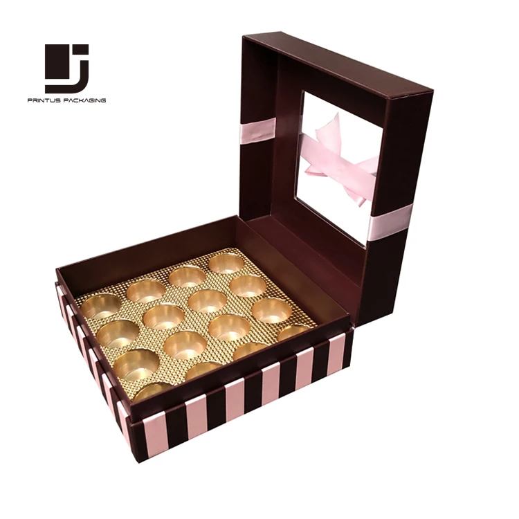 luxury gift packing fancy craft chocolate packaging paper box