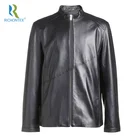 Mens motorcycle PU leather waterproof outdoor jacket