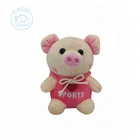 Promotional Custom Stuffed Plush Soft Toy Animal Pig For Kids