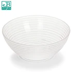 9238 food grade decorative plastic fruit salad bowl manufacturer